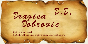 Dragiša Dobrović vizit kartica